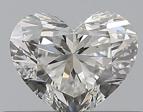0.41 carat F-SI1 Natūralus Heart Deimantas (1)