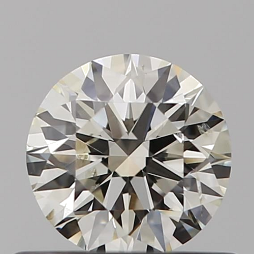 0.44 carat K-SI2 Excellent cut Natūralus Round Deimantas (1)