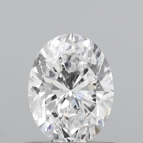 0.7 carat D-SI2 Natūralus Oval Deimantas (1)