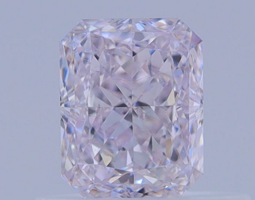 0.53 carat Faint Pink-VS2 Natūralus Radiant Deimantas (1)