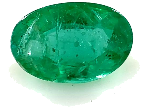 0.4 carat GREEN Oval Smaragdas (1)