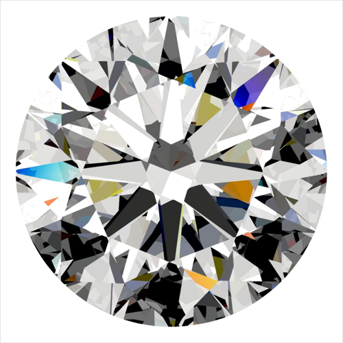 0.3 carat E-VS2 Very Good cut Natūralus Round Deimantas (1)