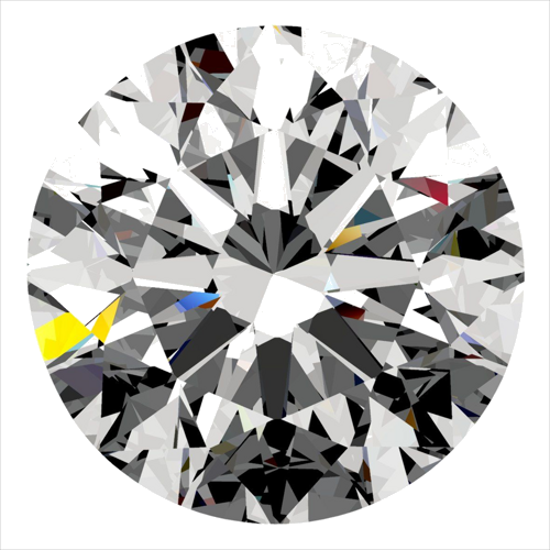 0.4 carat H-SI1 Excellent cut Natūralus Round Deimantas (1)