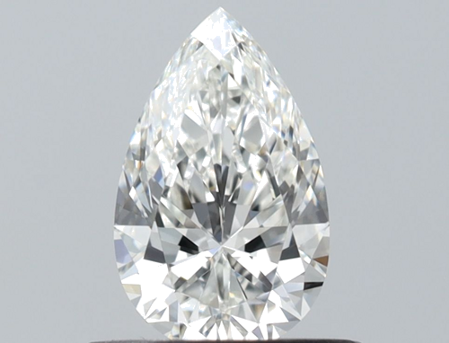 0.53 carat G-VVS1 Natūralus Pear Deimantas (1)