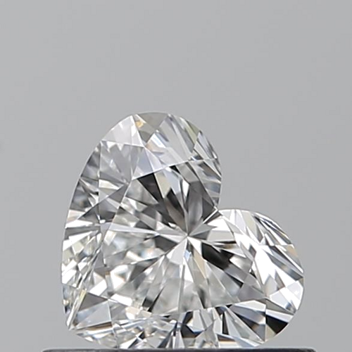 0.5 carat F-VVS1 Natūralus Heart Deimantas (1)