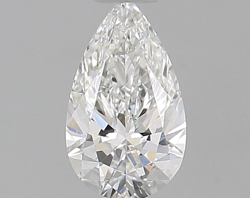 0.29 carat F-VVS1 Natūralus Pear Deimantas (1)