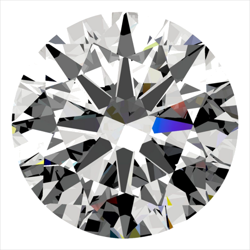 0.33 carat F-VVS2 Excellent cut Natūralus Round Deimantas (1)