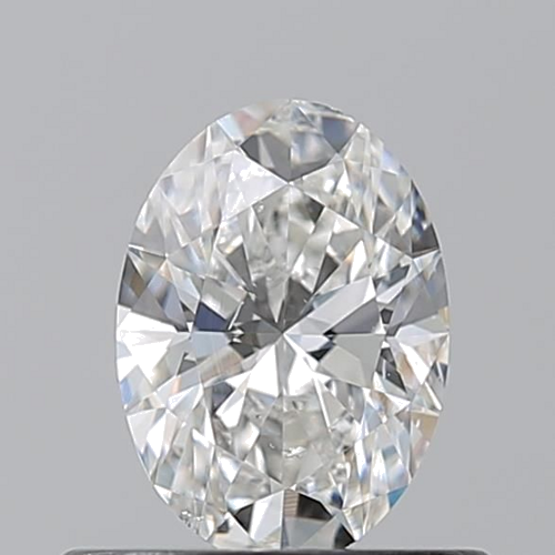 0.52 carat F-SI1 Natūralus Oval Deimantas (1)