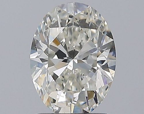 1.51 carat H-SI2 Natūralus Oval Deimantas (1)