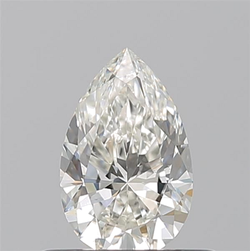 0.5 carat I-VS2 Natūralus Pear Deimantas (1)