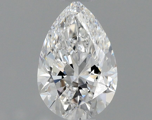 0.5 carat D-IF Natūralus Pear Deimantas (1)
