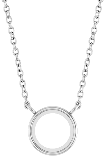 Pakabukas „Cabochon Solitaire“ 925 Sidabro Round 6mm (1)