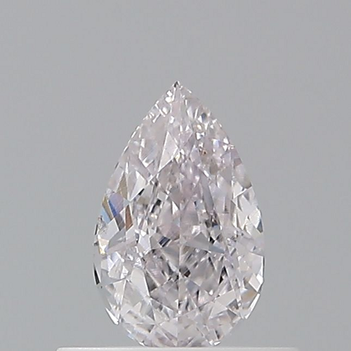 0.51 carat Very Light Pink-SI2 Natūralus Pear Deimantas (1)