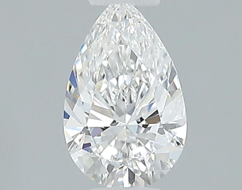 0.3 carat D-VS2 Natūralus Pear Deimantas (1)