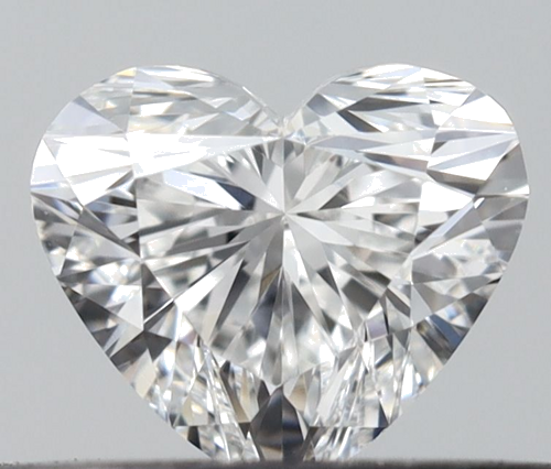 0.3 carat F-VVS1 Natūralus Heart Deimantas (1)