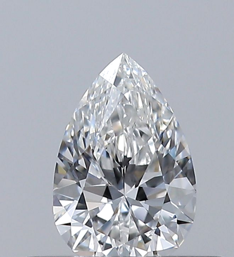0.3 carat E-VVS1 Natūralus Pear Deimantas (1)
