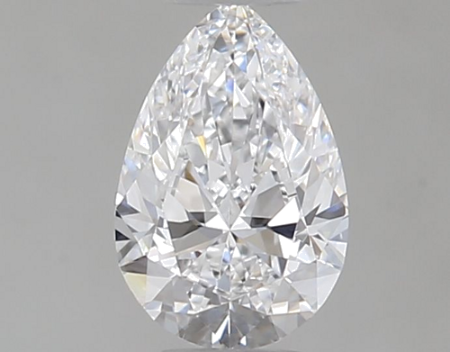 0.33 carat D-VVS1 Natūralus Pear Deimantas (1)