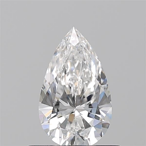 0.52 carat E-VVS2 Natūralus Pear Deimantas (1)