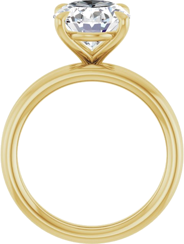 Sužadėtuvių Žiedas „Claw-Prong Solitaire“ 14k yellow gold Oval 11mm x 9mm (7)