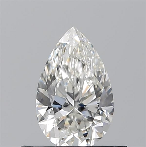 0.51 carat G-VVS2 Natūralus Pear Deimantas (1)