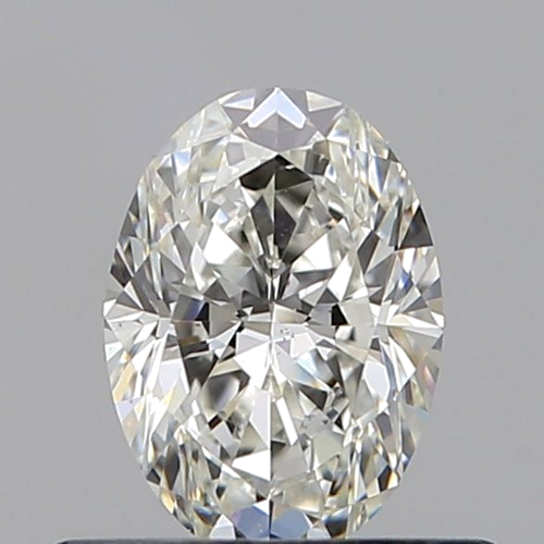 0.52 carat H-VS2 Natūralus Oval Deimantas (1)