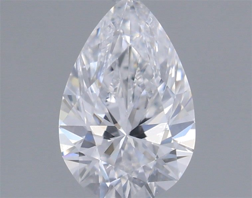 0.3 carat D-VS1 Natūralus Pear Deimantas (1)