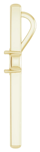 14K Yellow  5x3 mm Oval Pendant Mounting (3)