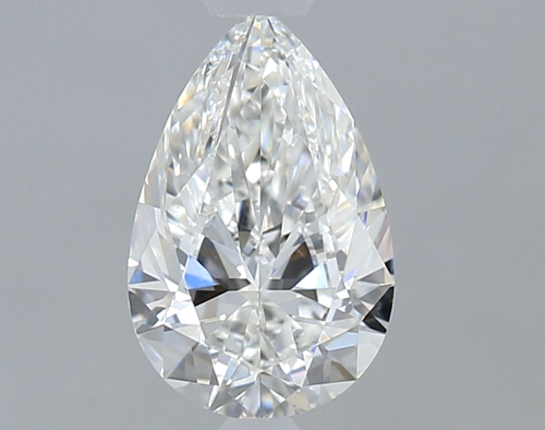 0.6 carat F-VS1 Natūralus Pear Deimantas (1)