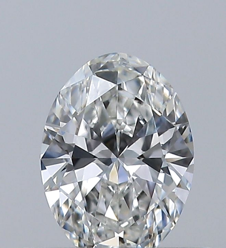 0.37 carat F-VVS2 Natūralus Oval Deimantas (1)