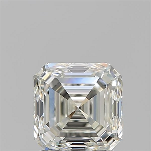 1.71 carat K-IF Natūralus Asscher Deimantas (1)
