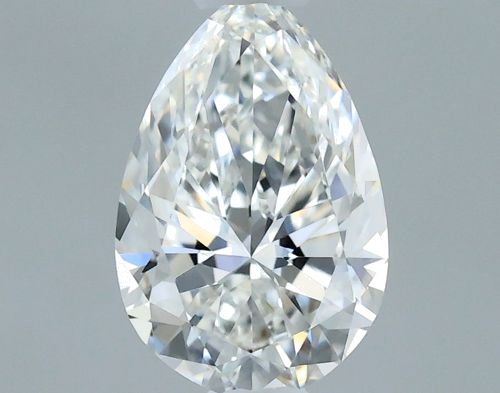 0.41 carat F-IF Natūralus Pear Deimantas (1)