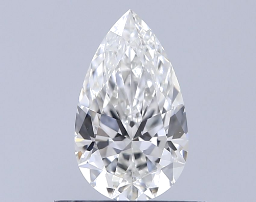 0.6 carat H-VS1 Natūralus Pear Deimantas (1)
