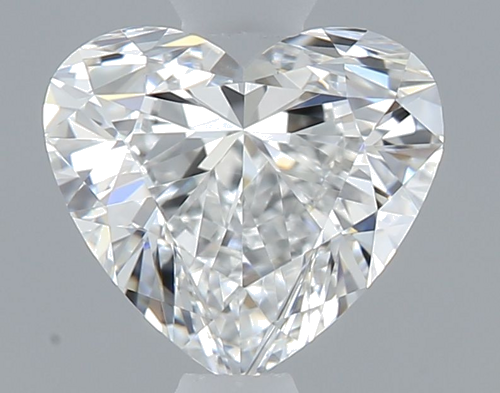 0.55 carat F-IF Natūralus Heart Deimantas (1)