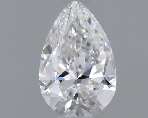 0.4 carat F-VVS2 Natūralus Pear Deimantas (1)