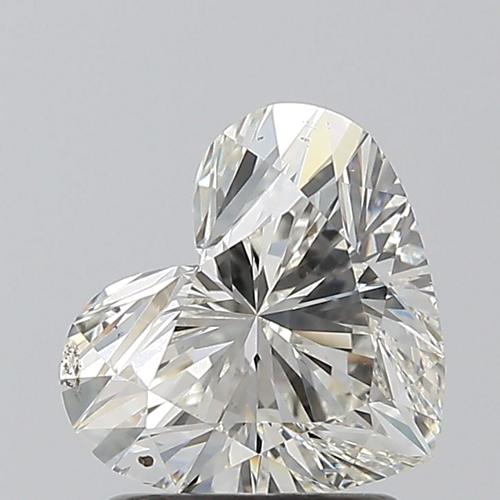 1.5 carat K-SI2 Natūralus Heart Deimantas (1)