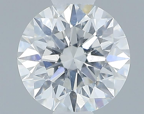 0.42 carat F-SI1 Excellent cut Natūralus Round Deimantas (1)