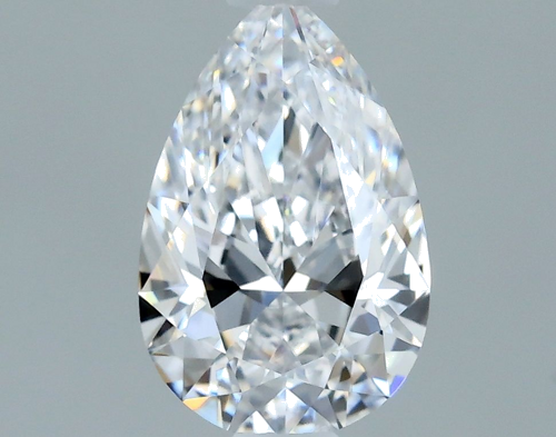 0.51 carat D-IF Natūralus Pear Deimantas (1)