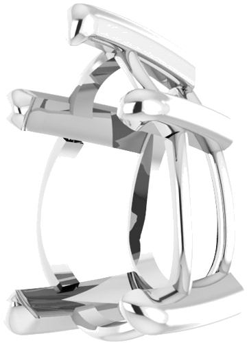 Pakabukas „Pear 5-Prong Solitaire“ 585 Baltojo Aukso Pear Shape 10mm x 7mm (2)