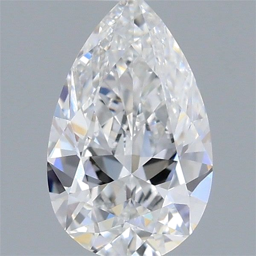 0.44 carat E-VVS1 Natūralus Pear Deimantas (1)