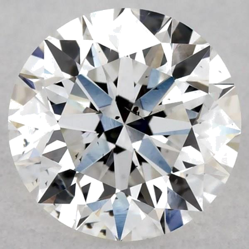 0.57 carat E-SI1 Excellent cut Natūralus Round Deimantas (1)