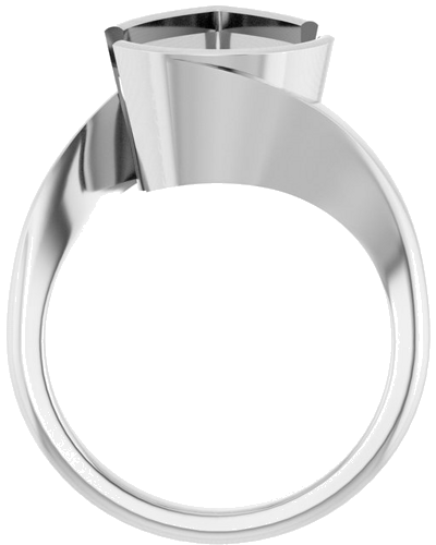 Sužadėtuvių Žiedas „Half-Bezel Solitaire“ 925 Sidabro Pear 15mm x 10mm (2)