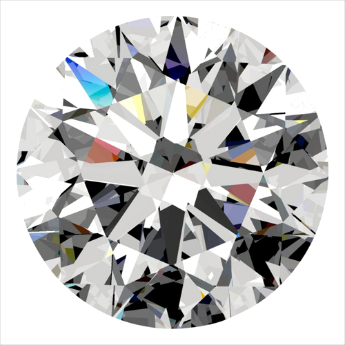 0.3 carat I-VS2 Excellent cut Natūralus Round Deimantas (1)