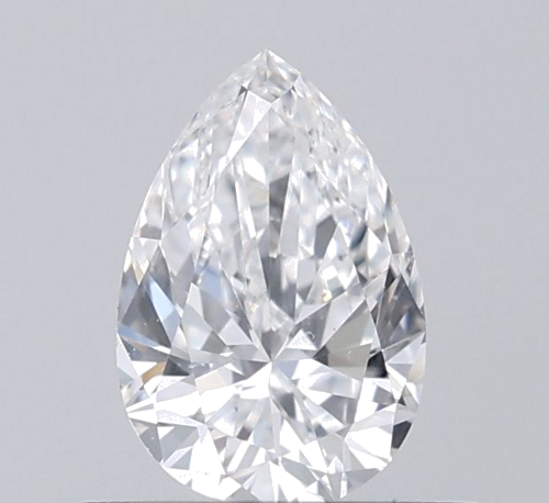 0.5 carat E-VS2 Natūralus Pear Deimantas (1)