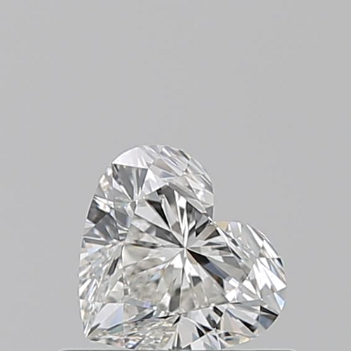 0.52 carat H-VVS2 Natūralus Heart Deimantas (1)
