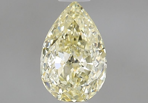 0.48 carat Fancy Light Yellow-IF Natūralus Pear Deimantas (1)
