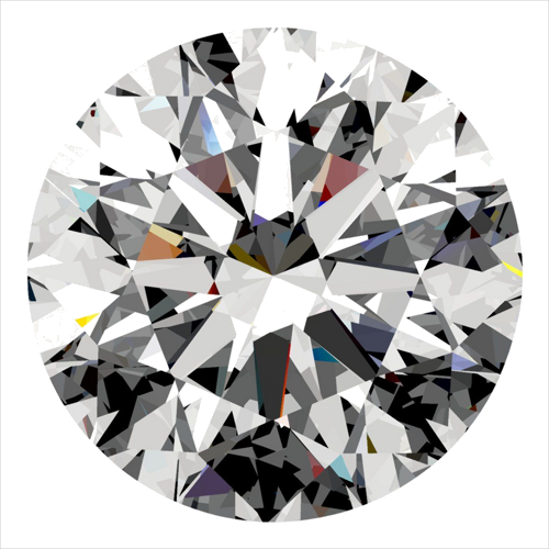 0.37 carat D-VS1 Excellent cut Natūralus Round Deimantas (1)