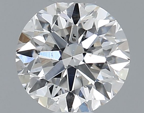 0.5 carat F-SI1 Very Good cut Natūralus Round Deimantas (1)
