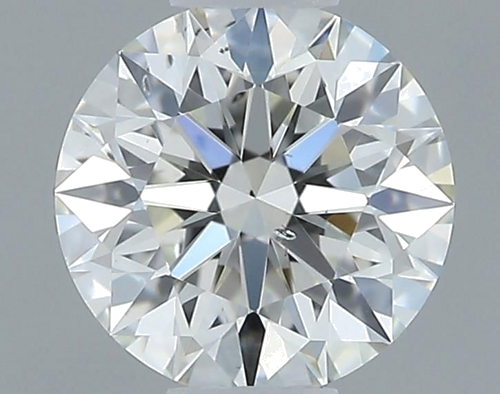0.37 carat I-SI1 Excellent cut Natūralus Round Deimantas (1)