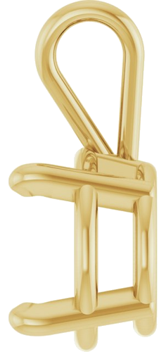 Pakabukas „Round 4-Prong Basket“ 18k yellow gold Round 8.5mm (3)