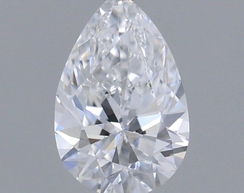 0.3 carat D-VS1 Natūralus Pear Deimantas (1)